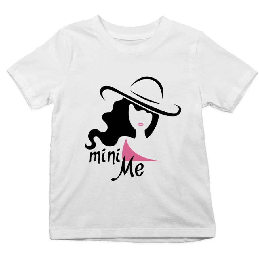 T-shirt bambina mini me model Per la famiglia
