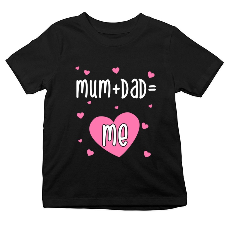 T-shirt bambino mum + dad me Per la famiglia