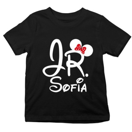 T-shirt bambino personalizzabile con nome jr