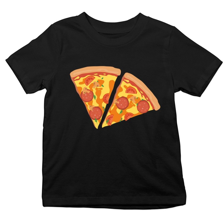 T-shirt bambino due spicchi di pizza Per la famiglia