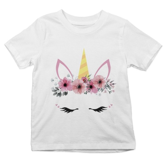 T-shirt bambina colorful unicorn Per la famiglia