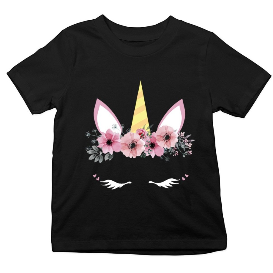 T-shirt bambina colorful unicorn Per la famiglia