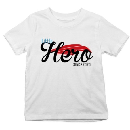 T-shirt bambino personalizzato con anno little hero since