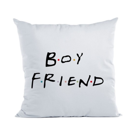 Cuscino personalizzabile con nome boy friend friends Love