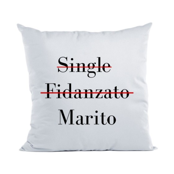 Cuscino personalizzabile con nome single fidanzato marito Love