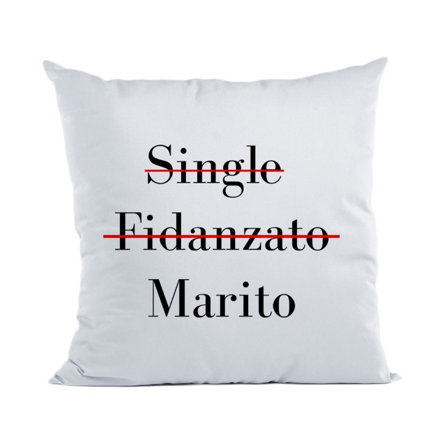 Cuscino personalizzabile con nome single fidanzato marito Love