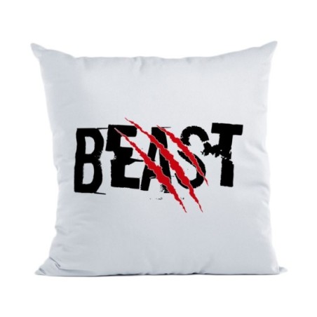 Cuscino personalizzabile con nome beast graffio