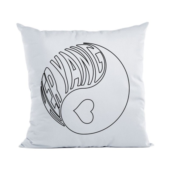 Cuscino personalizzabile con nome her yang Love
