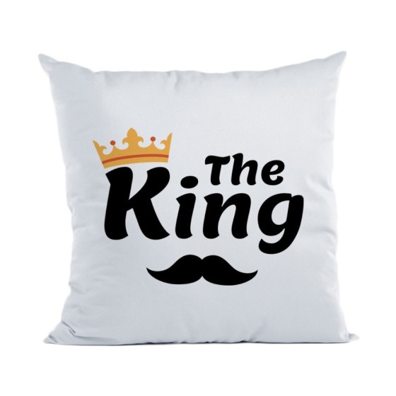 Cuscino personalizzabile con nome the king smile Love