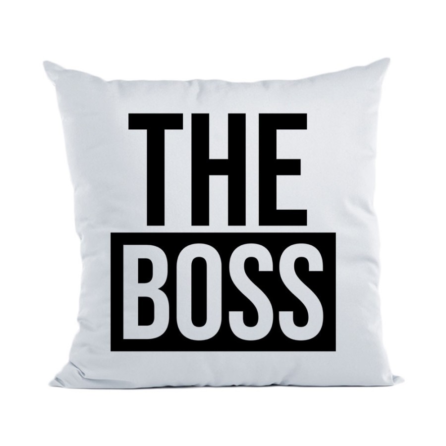Cuscino personalizzabile con nome the boss Love