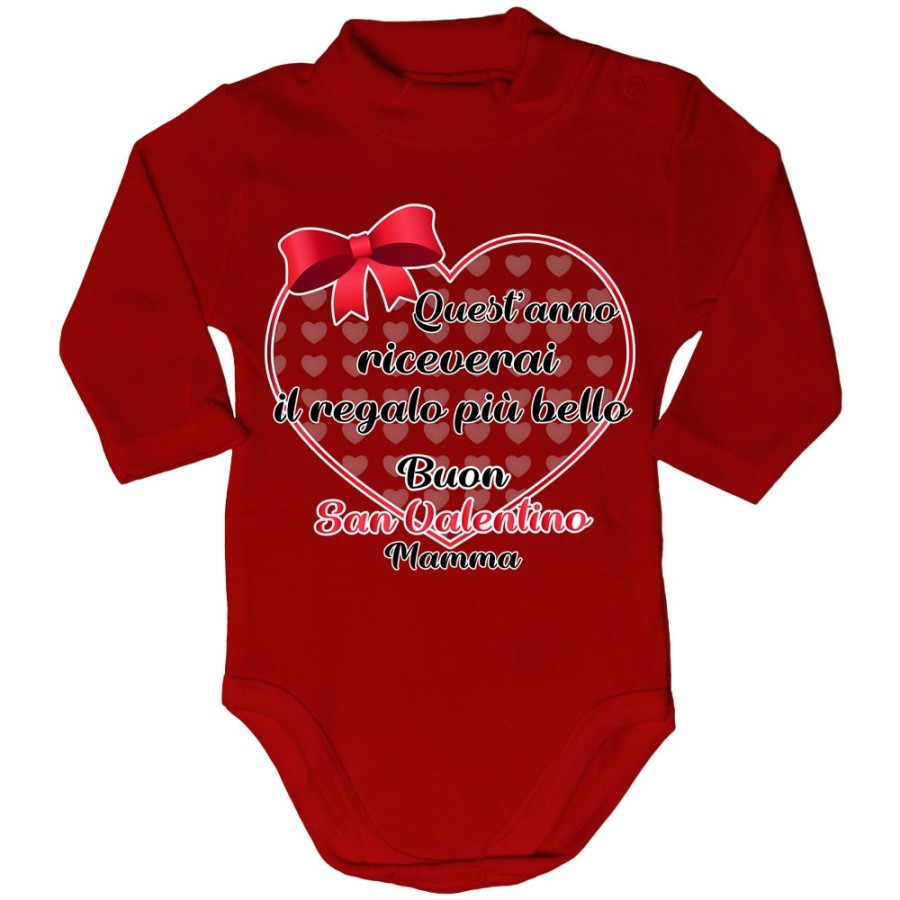 Body lupetto neonato quest'anno riceverai il regalo più bello buon san valentino mamma Love