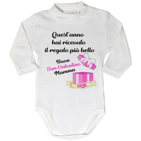 Body lupetto neonato quest'anno hai ricevuto il regalo più bello buon san valentino mamma Love