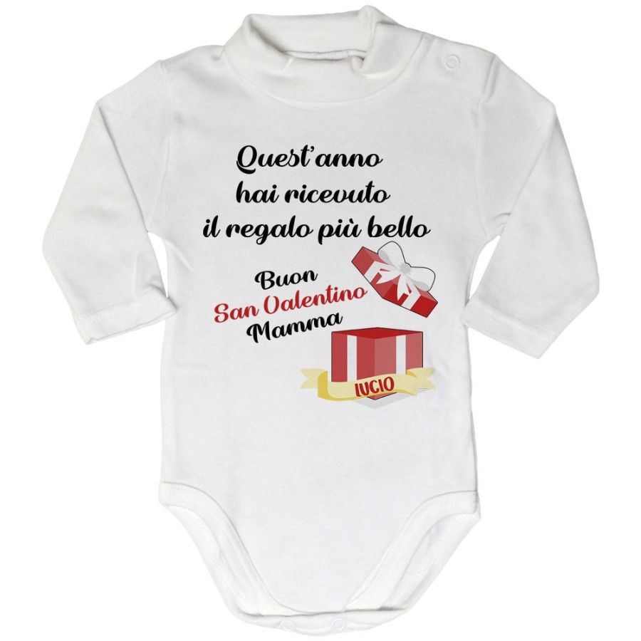 Body lupetto neonato quest'anno hai ricevuto il regalo più bello buon san valentino mamma Love
