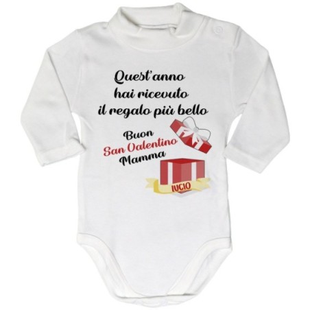 Body lupetto neonato quest'anno hai ricevuto il regalo più bello buon san valentino mamma Love