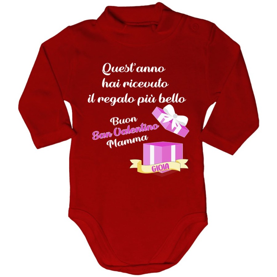 Body lupetto neonato quest'anno hai ricevuto il regalo più bello buon san valentino papà Love