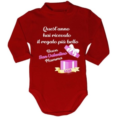 Body lupetto neonato quest'anno hai ricevuto il regalo più bello buon san valentino papà Love