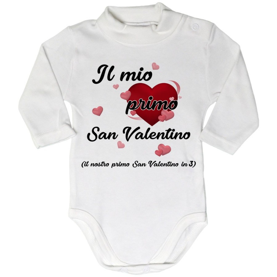 Body lupetto neonato il mio primo san valentino Love
