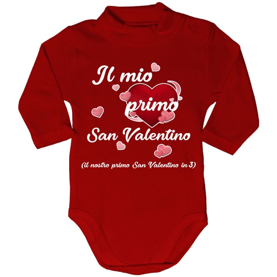 Body lupetto neonato il mio primo san valentino Love