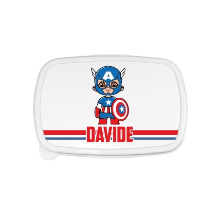 Porta pranzo e merenda personalizzato con nome baby...