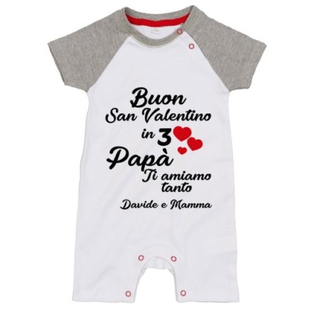 Pagliaccetto neonato personalizzato con nomi buon san...