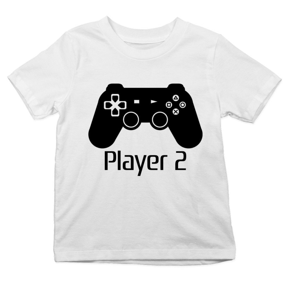 T-shirt bambino player 2 play station Per la famiglia