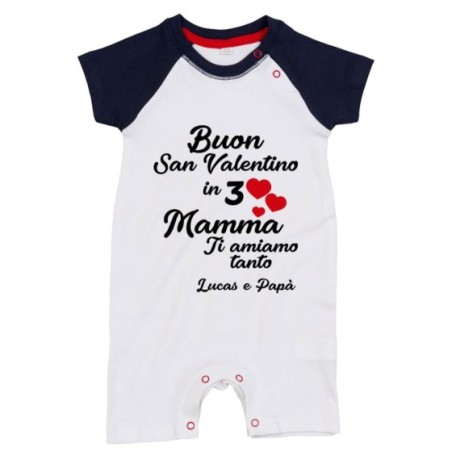 Pagliaccetto neonato personalizzato con nomi buon san...