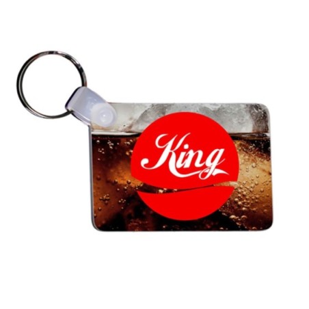 Portachiavi personalizzabile con nome king cola Love