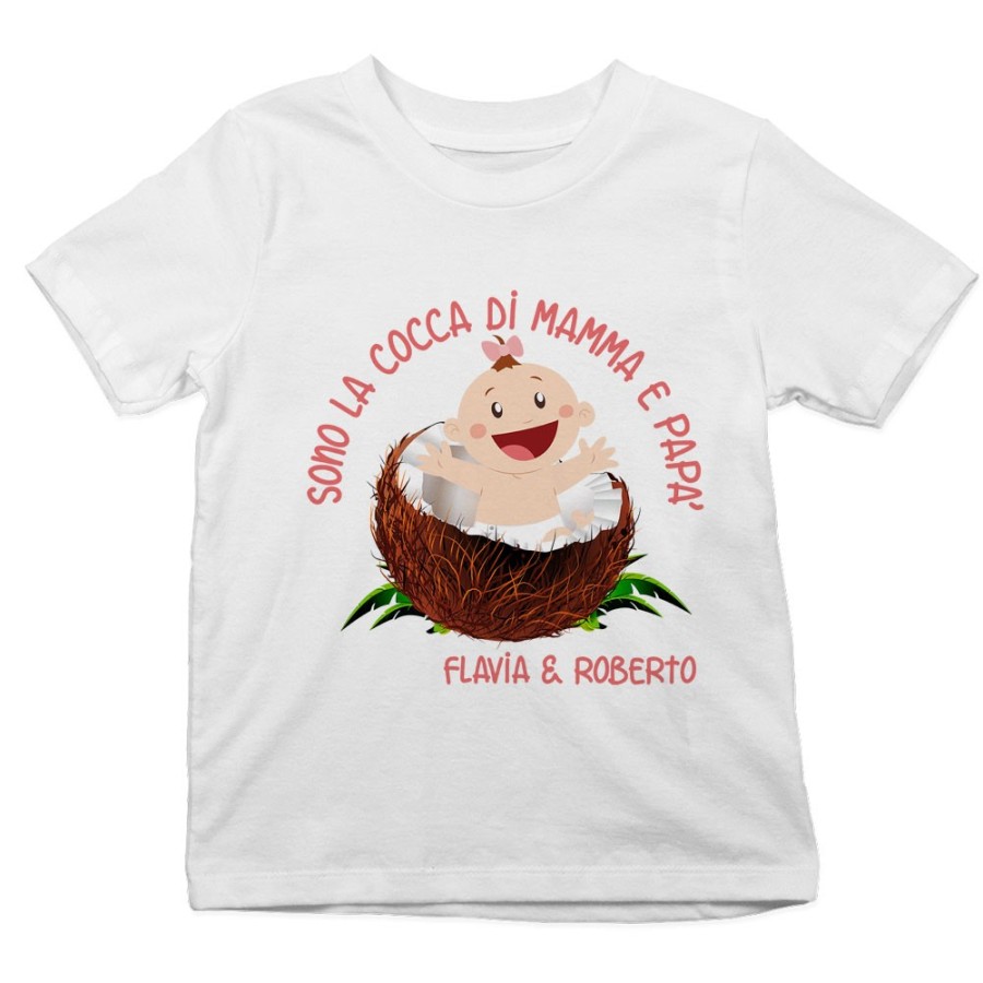 T-shirt bambino sono il cocco la cocca di mamma e papà Per la famiglia