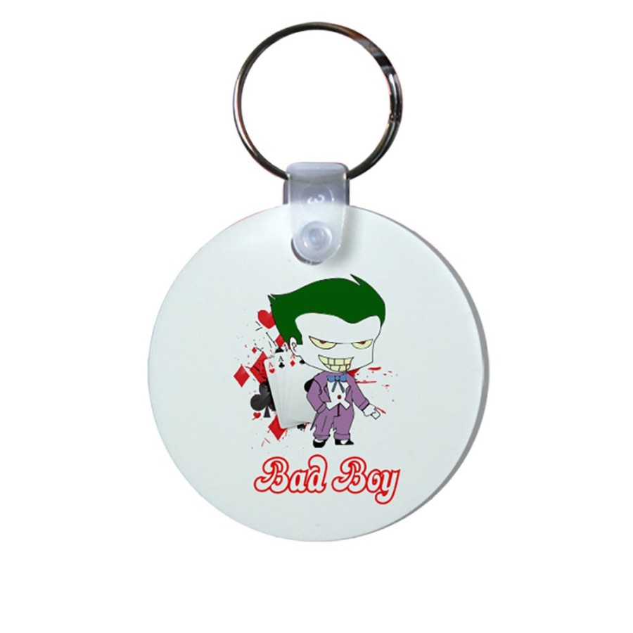 Portachiavi personalizzabile con nome joker bad boy Love