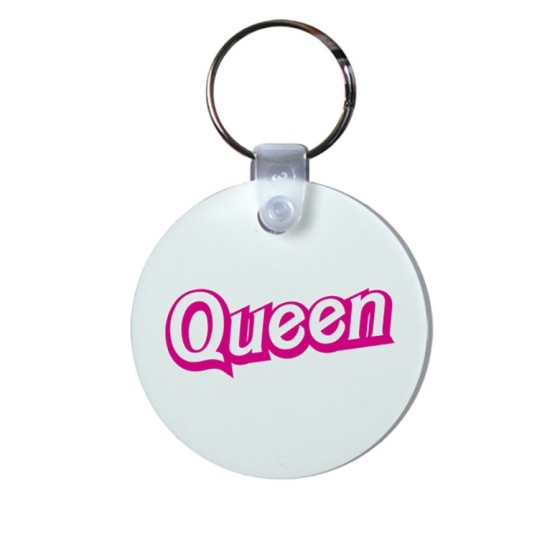 Portachiavi personalizzabile con nome barbie queen Love