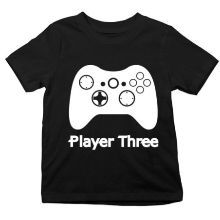 T-shirt bambino player three xbox