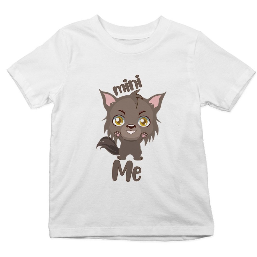T-shirt bambino mini me lupo Per la famiglia