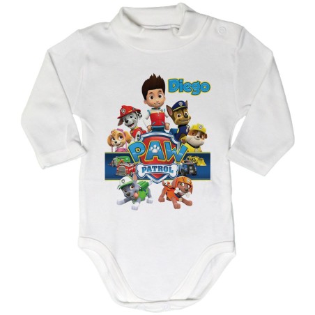 Body lupetto neonato personalizzato con nome personaggi...