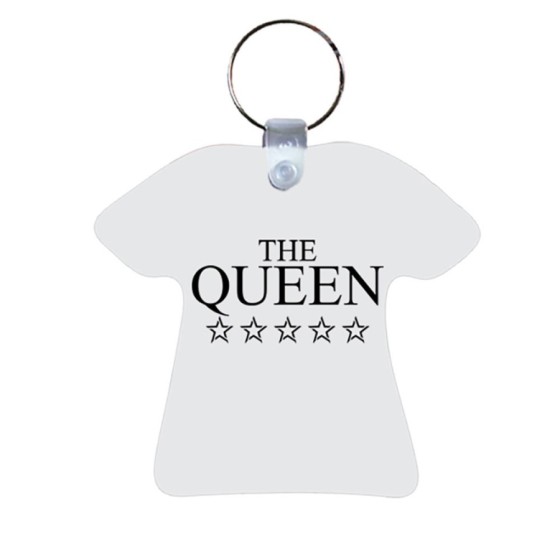 Portachiavi personalizzabile con nome his queen with star Love