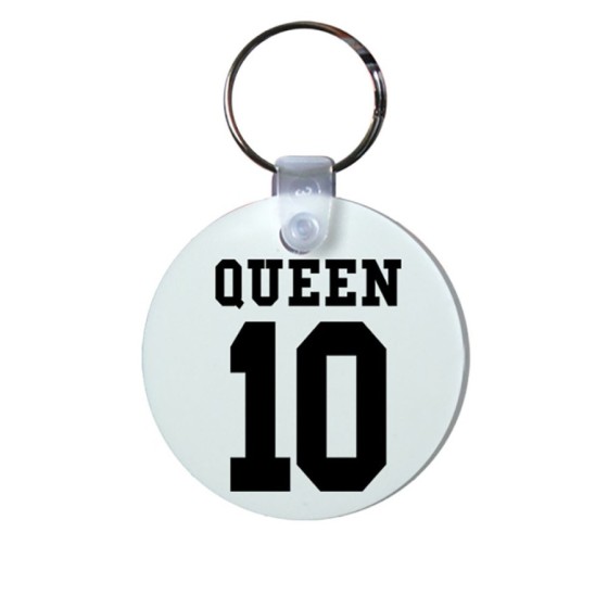 Portachiavi personalizzata con nome e numero queen Love