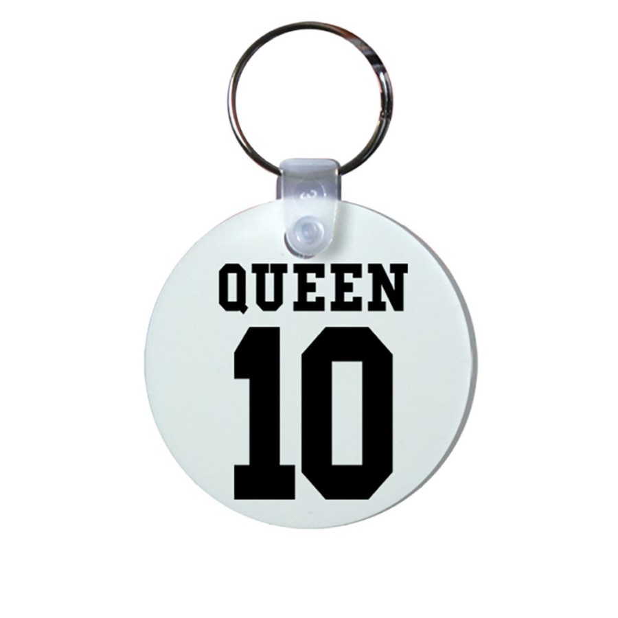 Portachiavi personalizzata con nome e numero queen Love