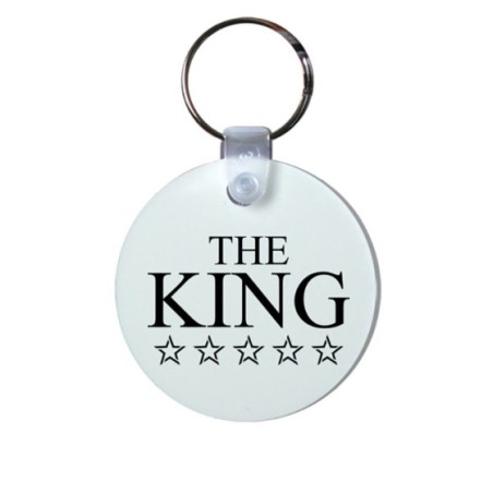 Portachiavi personalizzabile con nome her king with star Love