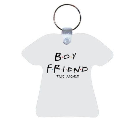 Portachiavi personalizzabile con nome boy friend friends Love