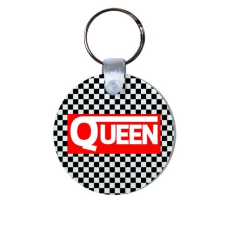 Portachiavi personalizzabile con nome v queen Love