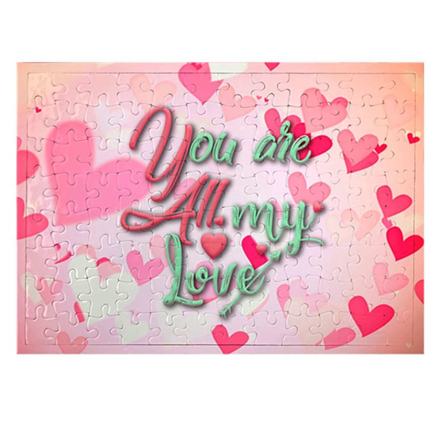Foto puzzle personalizzabile con nome you are all my love Love