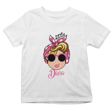 T-shirt bambina baby diva marilyn Per la famiglia
