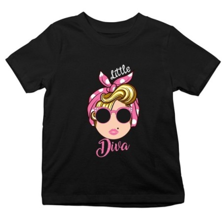 T-shirt bambina baby diva marilyn Per la famiglia