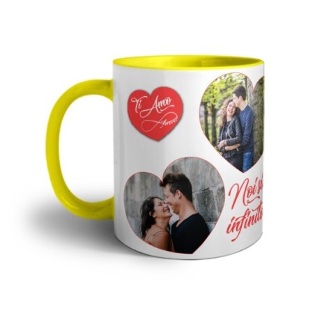 Tazza personalizzata con foto noi siamo infinito Love