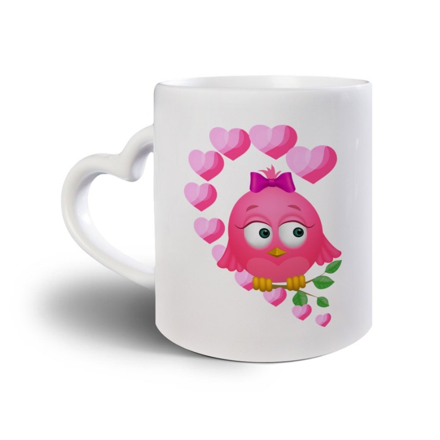 Tazza personalizzabile con nome gufetta innamorata Love