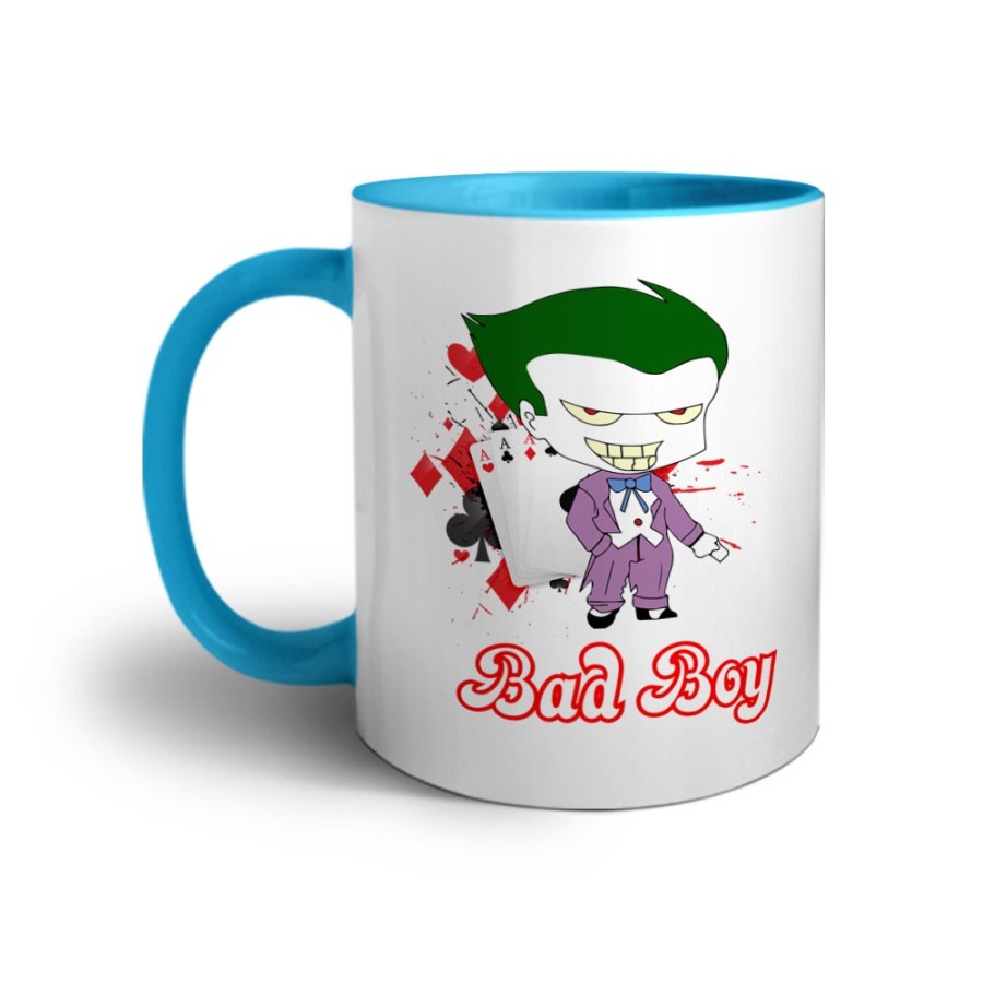 Tazza personalizzabile con nome joker bad boy Love