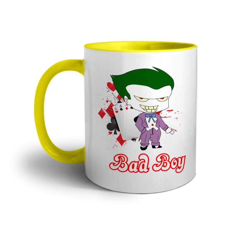 Tazza personalizzabile con nome joker bad boy Love