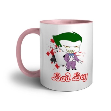 Tazza personalizzabile con nome joker bad boy Love