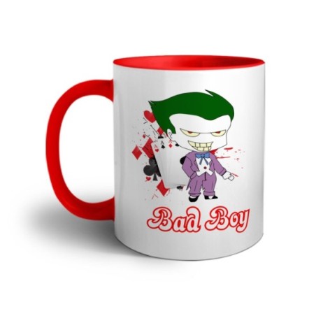 Tazza personalizzabile con nome joker bad boy Love