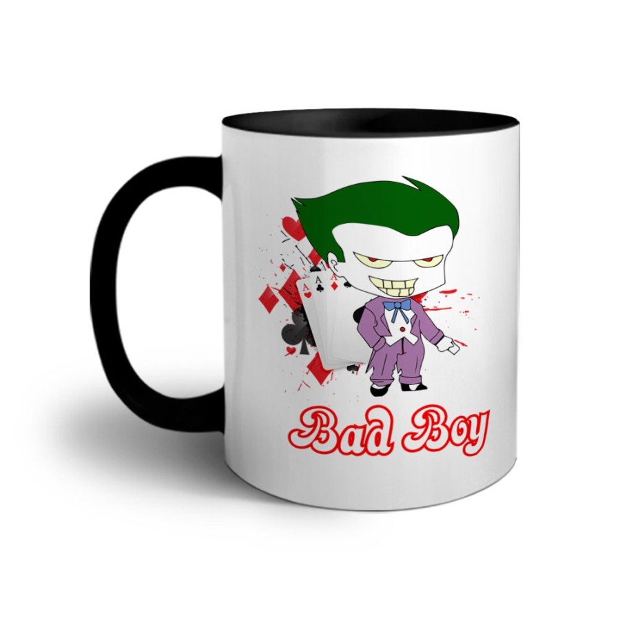 Tazza personalizzabile con nome joker bad boy Love