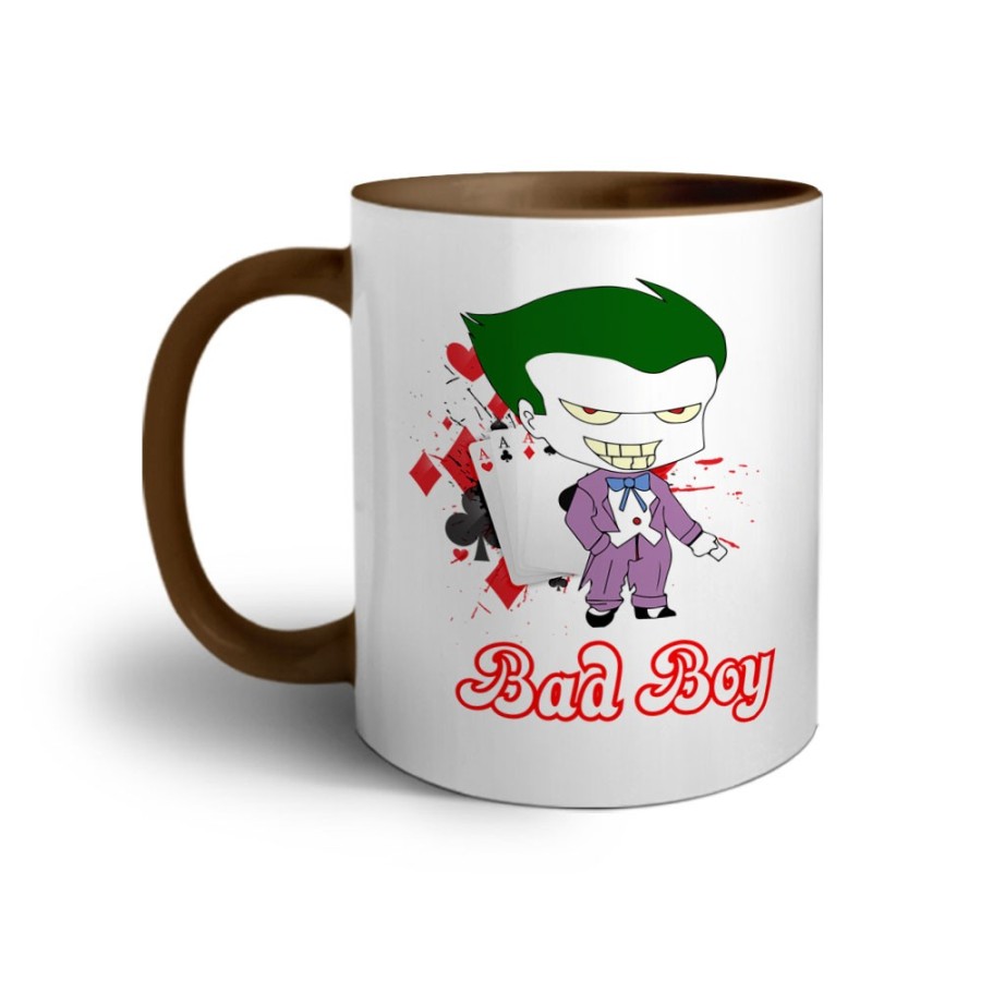 Tazza personalizzabile con nome joker bad boy Love